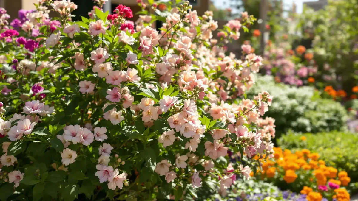 Deze onderhoudsvrije struik biedt het hele jaar door bloemen en is bovendien prachtig
