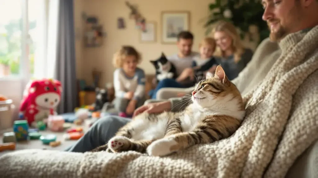 Zo kiest een kat zijn favoriete baasje in het gezin, volgens de wetenschap