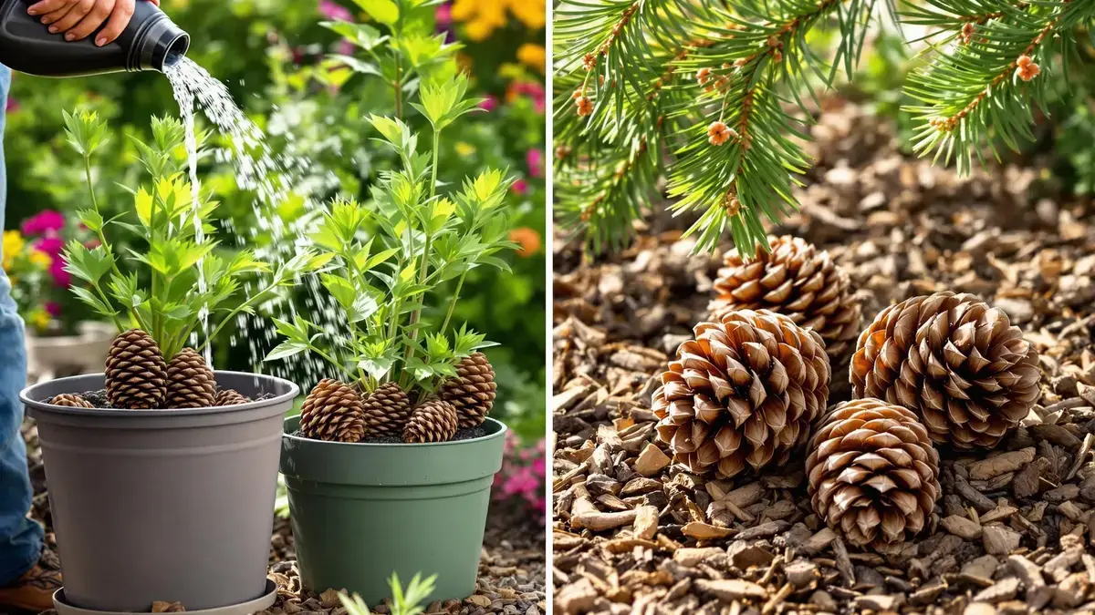 De dennenappeltjestruc voor perfect gecontroleerde bewatering van je planten