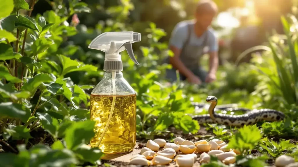 Deze oude grootmoeders truc met knoflook kan je van slangen in je tuin afhelpen