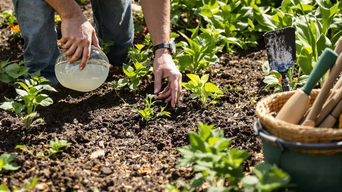 Dit onkruidbestrijdingsmiddel, hoewel natuurlijk, moet met veel voorzichtigheid worden gebruikt