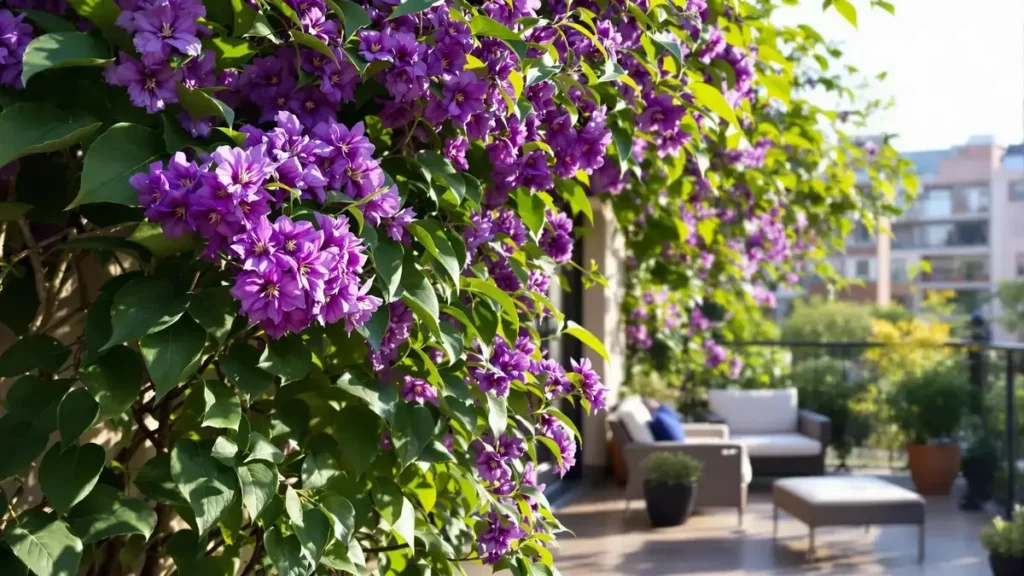 Verfraai uw balkon met deze paarse plant voor zachte en betoverende zomers vanaf mei