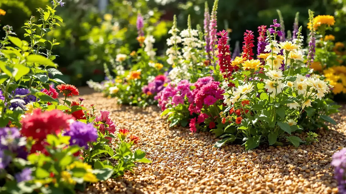 Een handvol van deze wonderlijke mulch maakt je bloembedden subliem, zelfs in volle zomer