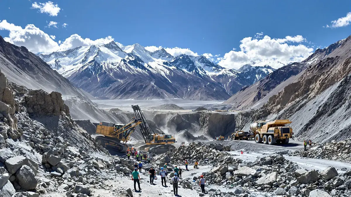 De mijnbouwgiganten in beroering na ontdekking van een schat van 13 miljoen ton in Zuid-Amerika