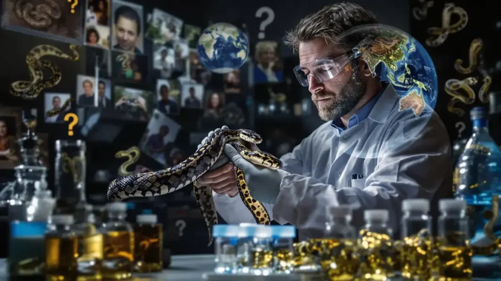 Een innovatieve nieuwe antivenin ontstaat dankzij de moed van een man die ervoor heeft gekozen zich door slangen te laten bijten