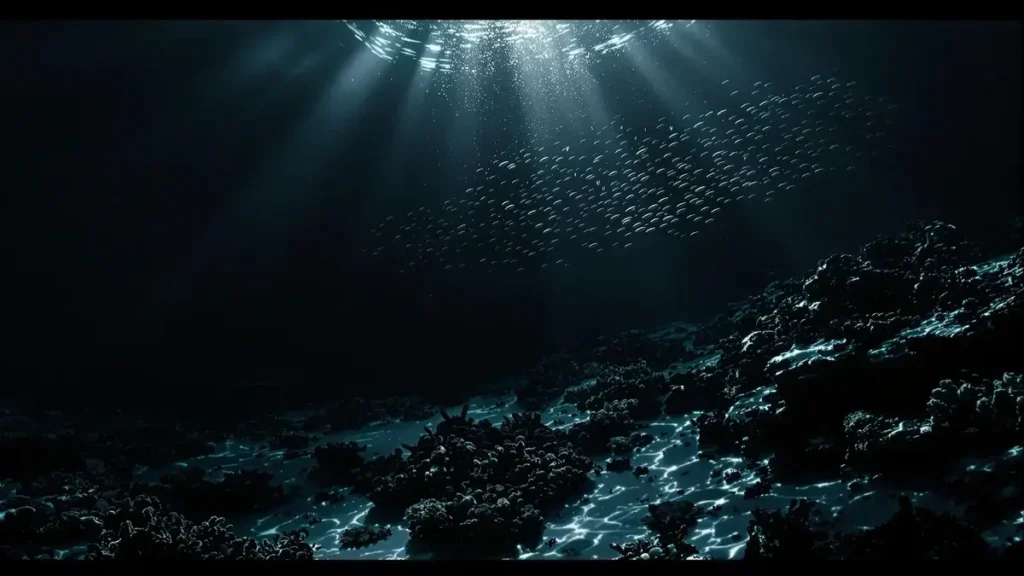 In het licht van de verduistering van de oceanen wordt het zeeleven bedreigd en kwetsbaar