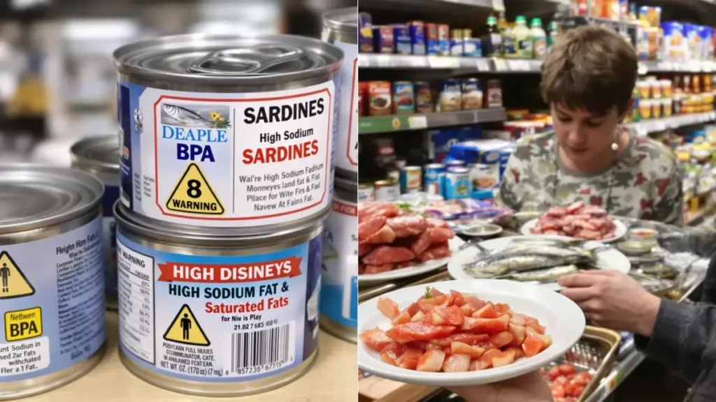 Recente analyses belichten de risico’s van ingeblikte sardines: een keuze om te heroverwegen voor uw gezondheid