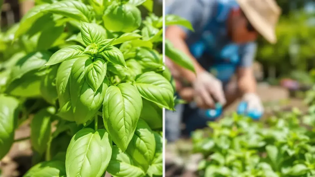 Zorg voor uw tuin met oplossingen tegen doorboorde en zwart geworden basilicumbladeren